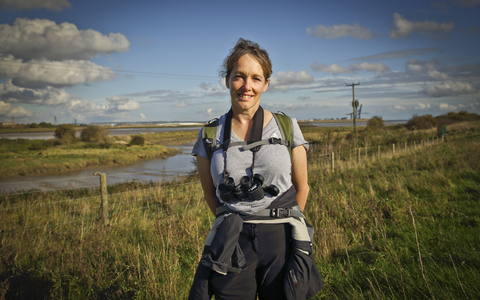 Elaine on a nature reserve