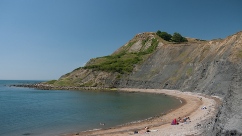 Coastal cliff