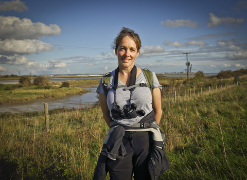 Elaine on a nature reserve